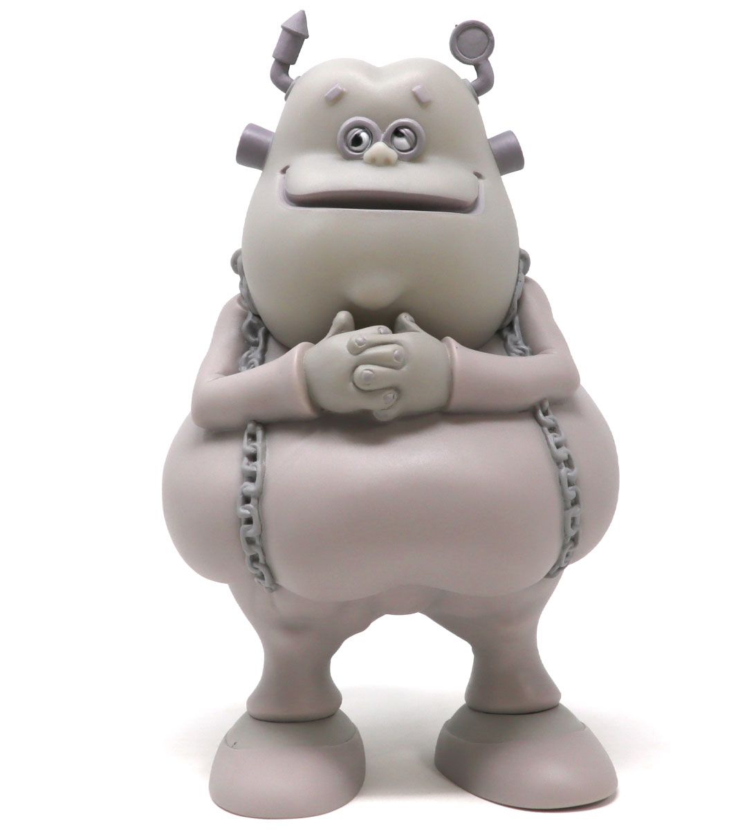 Ron English Franken Fat Monotone Art Toy - Collectible Vinyl Figure for Pop Art Enthusiasts | Perfect for Display, Gifts, and Home Decor