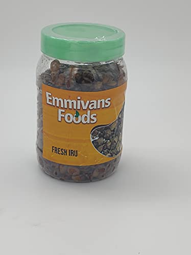 Premium African Locust Beans (Iru) - 10oz | Natural Fermented Condiment for Soups, Stews & Traditional African Dishes | Gluten-Free & Vegan-Friendly