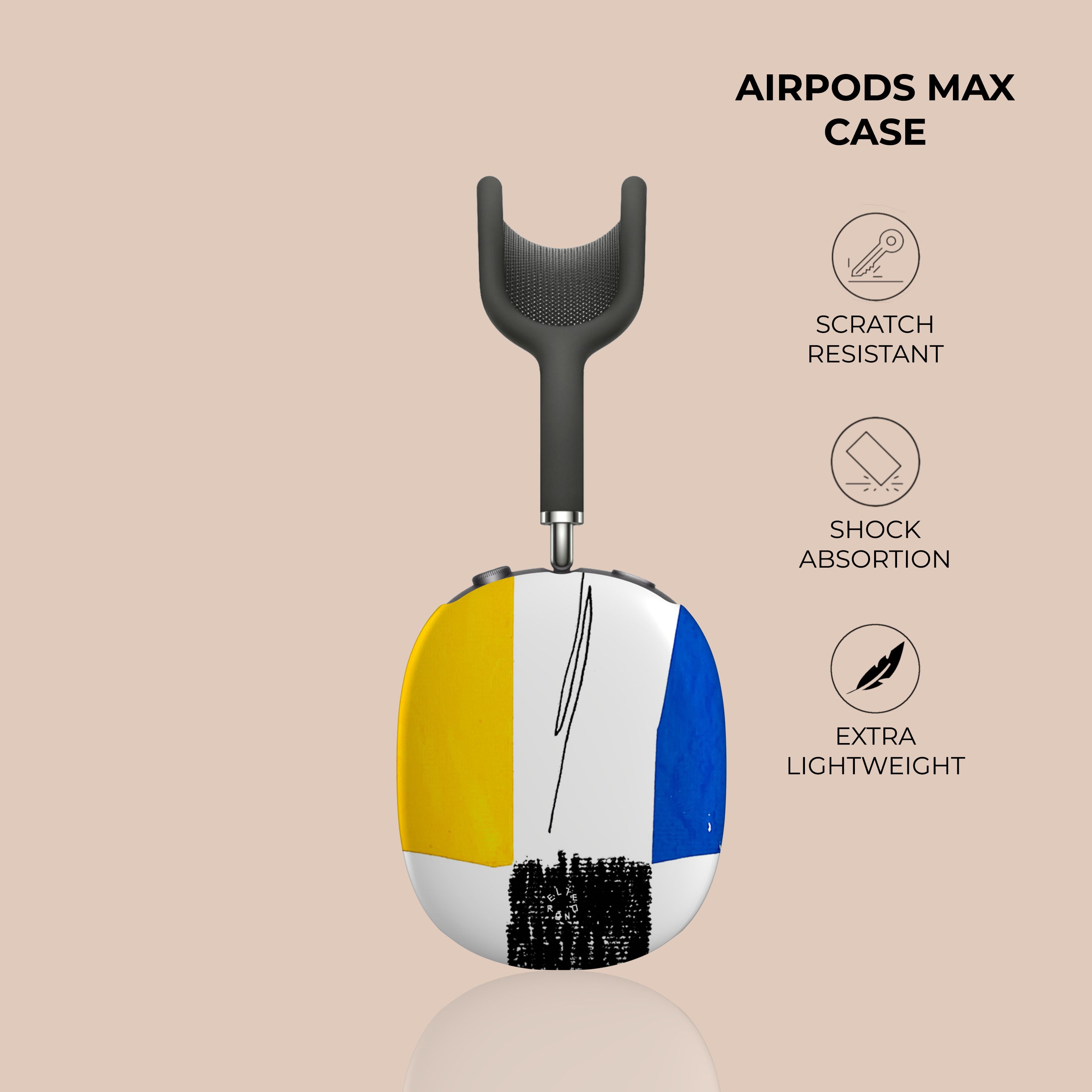 Premium Chromatic AirPods Max Protective Case - Durable Hard Shell Cover for Apple AirPods Max Headphones - Perfect for Travel, Gym & Daily Use