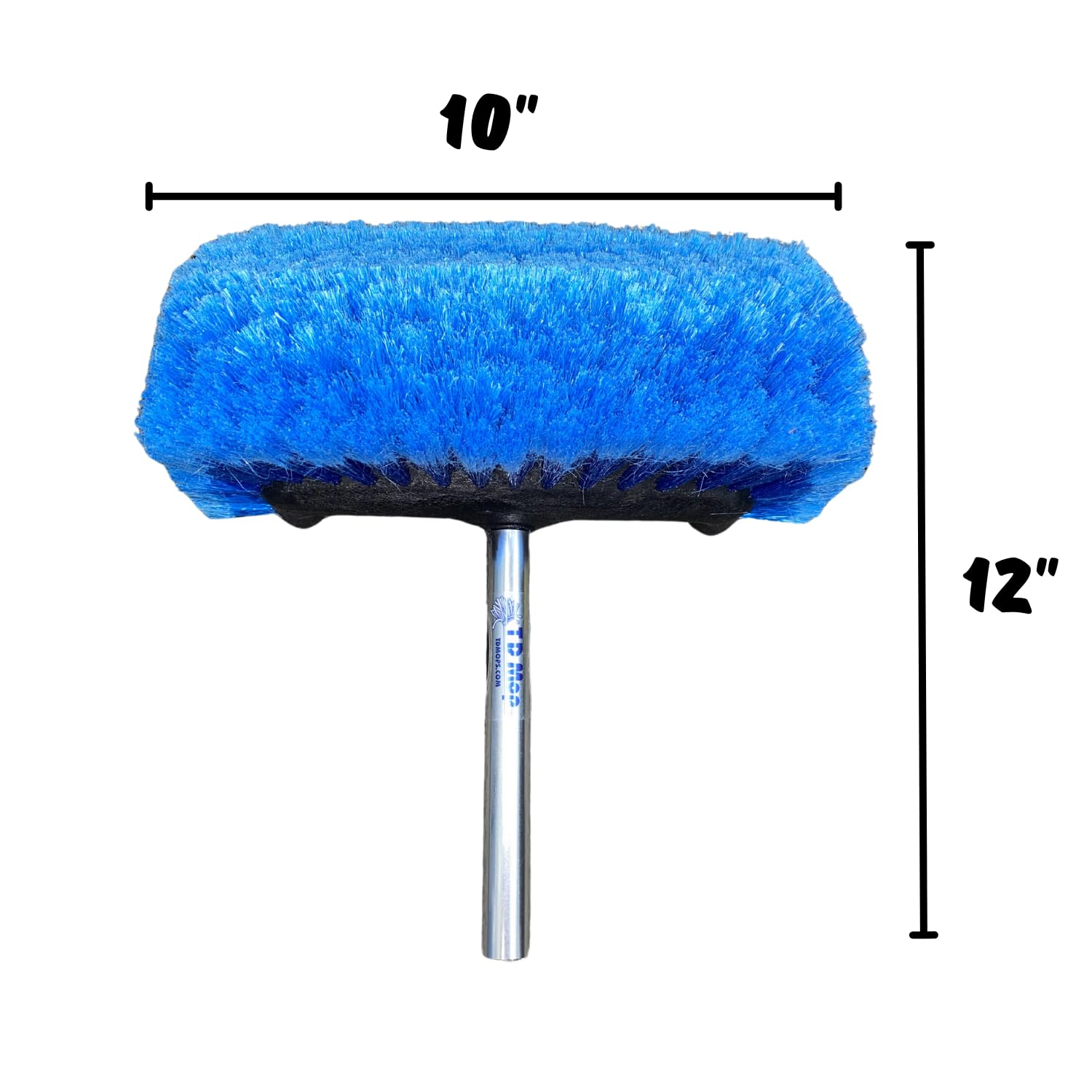 Big Bird Boat Deck Scrub Brush - Medium Size Blue Cleaning Brush for Boats, Cars & Marine Use | Snap-On Attachment | Perfect for Deck Washing, Vehicle Cleaning & Marine Maintenance