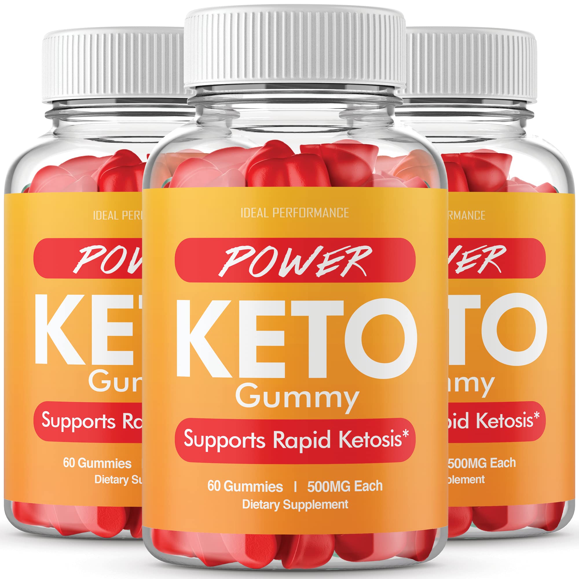 Power Keto Gummies for Weight Loss - 3 Pack (180 Gummies) | Sugar-Free Ketogenic Supplement for Men & Women | Supports Energy & Appetite Control - Perfect for Low Carb Diet & Ketosis