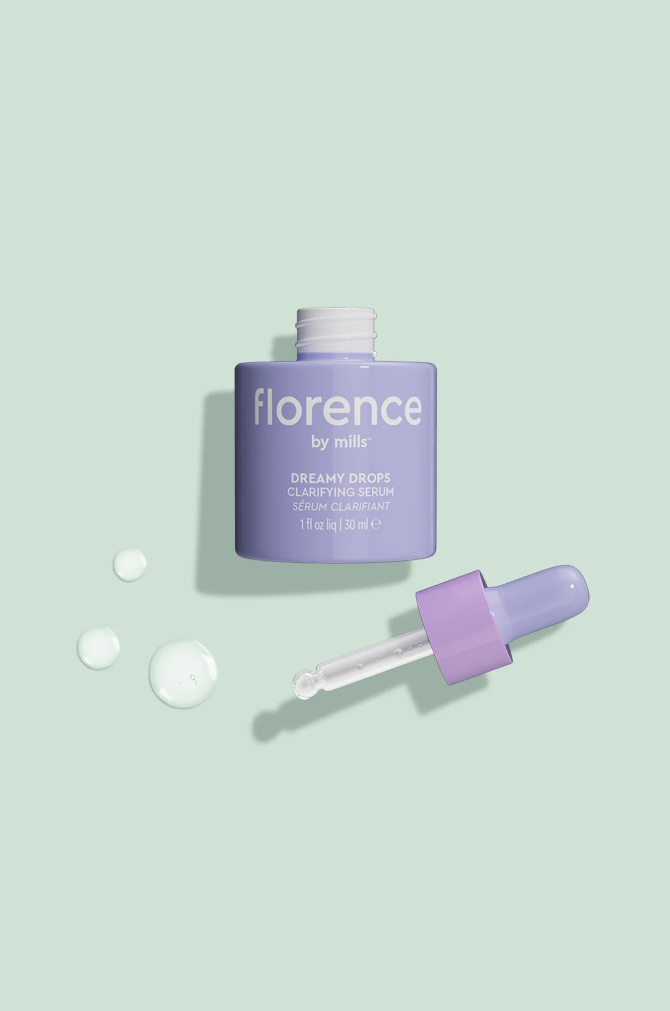 Dreamy Drops Clarifying Niacinamide Facial Serum - Brightening & Pore Minimizing Treatment for Acne-Prone Skin | Day & Night Skincare Routine