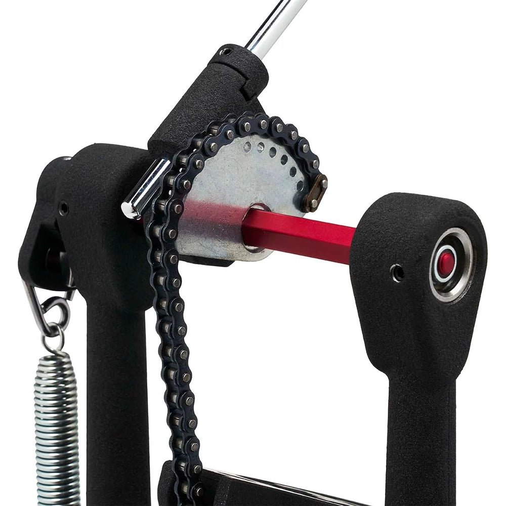 DW 5000 Series Single Bass Drum Pedal with Chain Drive - Professional Drum Kit Accessory for Live Performances & Studio Recording