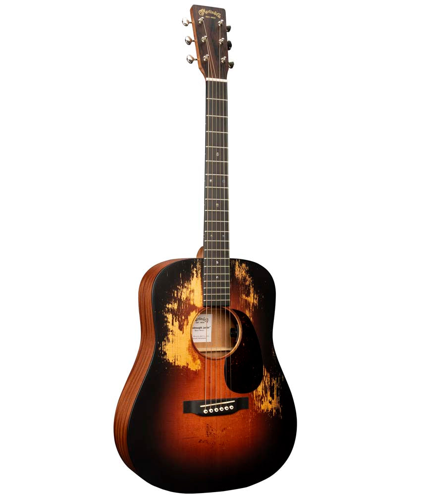 Martin DJRE StreetLegend Dreadnought Junior Acoustic-Electric Guitar with Cutaway - Sunburst Finish | Perfect for Beginners, Travel & Stage Performances