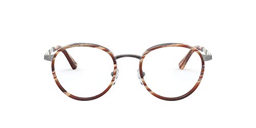 Persol Women's Po2468v Round Prescription Eyeglass Frames - Stylish & Lightweight for Work, Reading & Everyday Wear