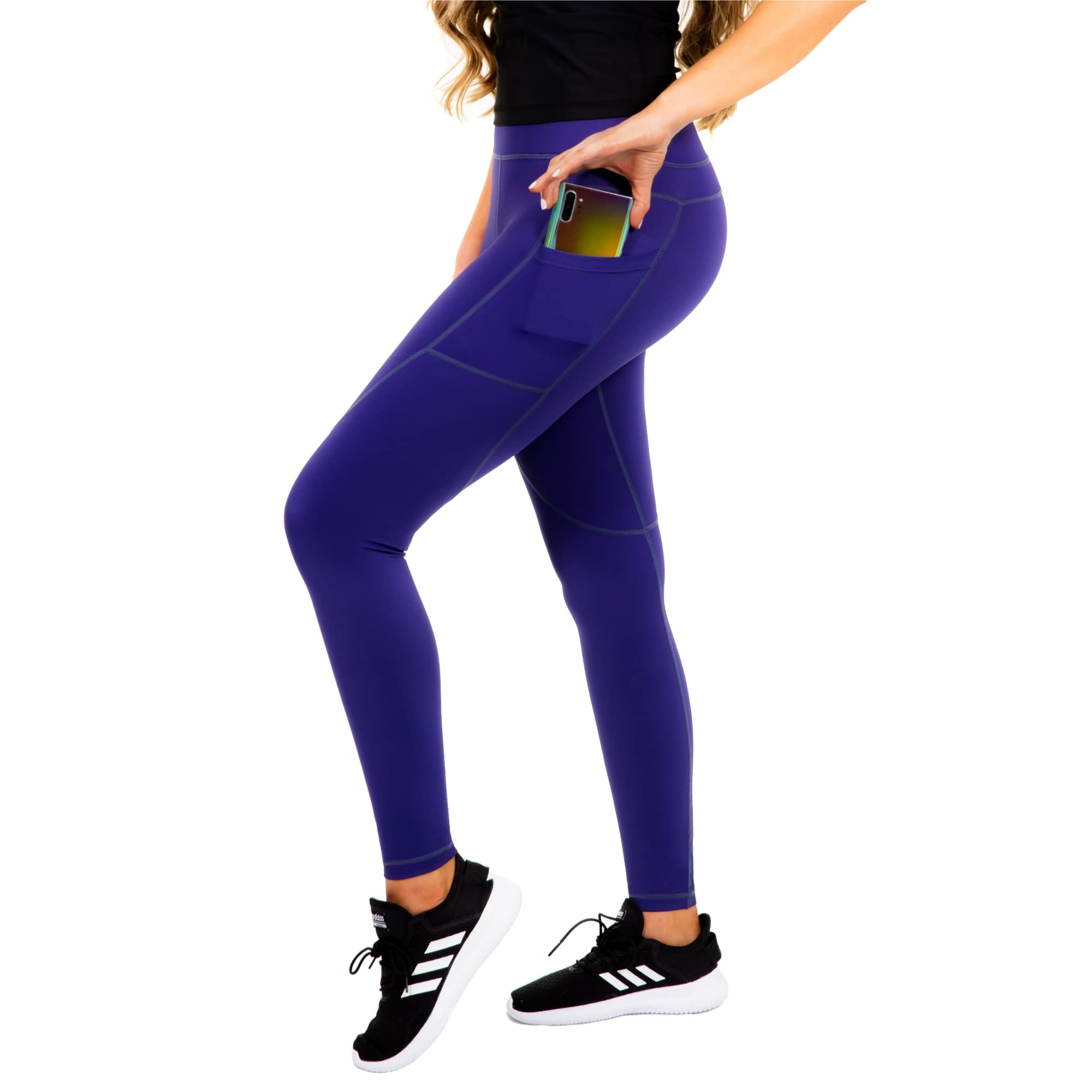 High Waisted Compression Leggings for Women - Yoga, Running, Gym & Everyday Workout Pants | Perfect for Fitness, Lounge & Active Lifestyle
