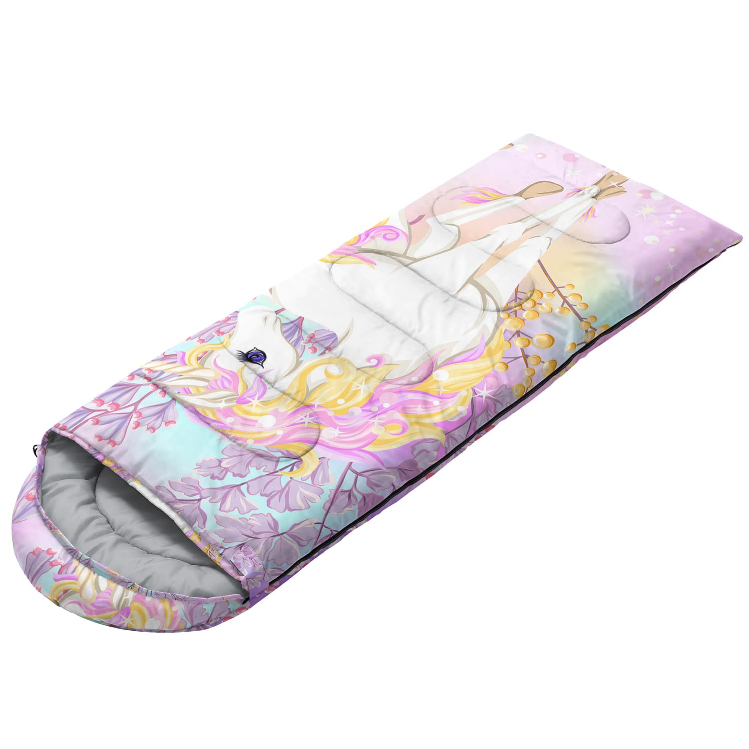 CVHOUSE 3 Season Lightweight Waterproof Sleeping Bag for Adults & Kids - Warm & Cool Weather Camping Gear for Travel, Hiking, and Outdoor Adventures