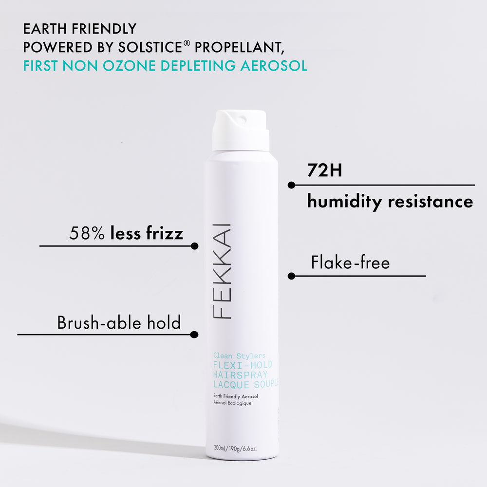 Fekkai Clean Stylers Flexi Hold Hairspray - Lightweight, Flexible Hold Hair Spray for All Hair Types - Perfect for Everyday Styling, Updos & Volume