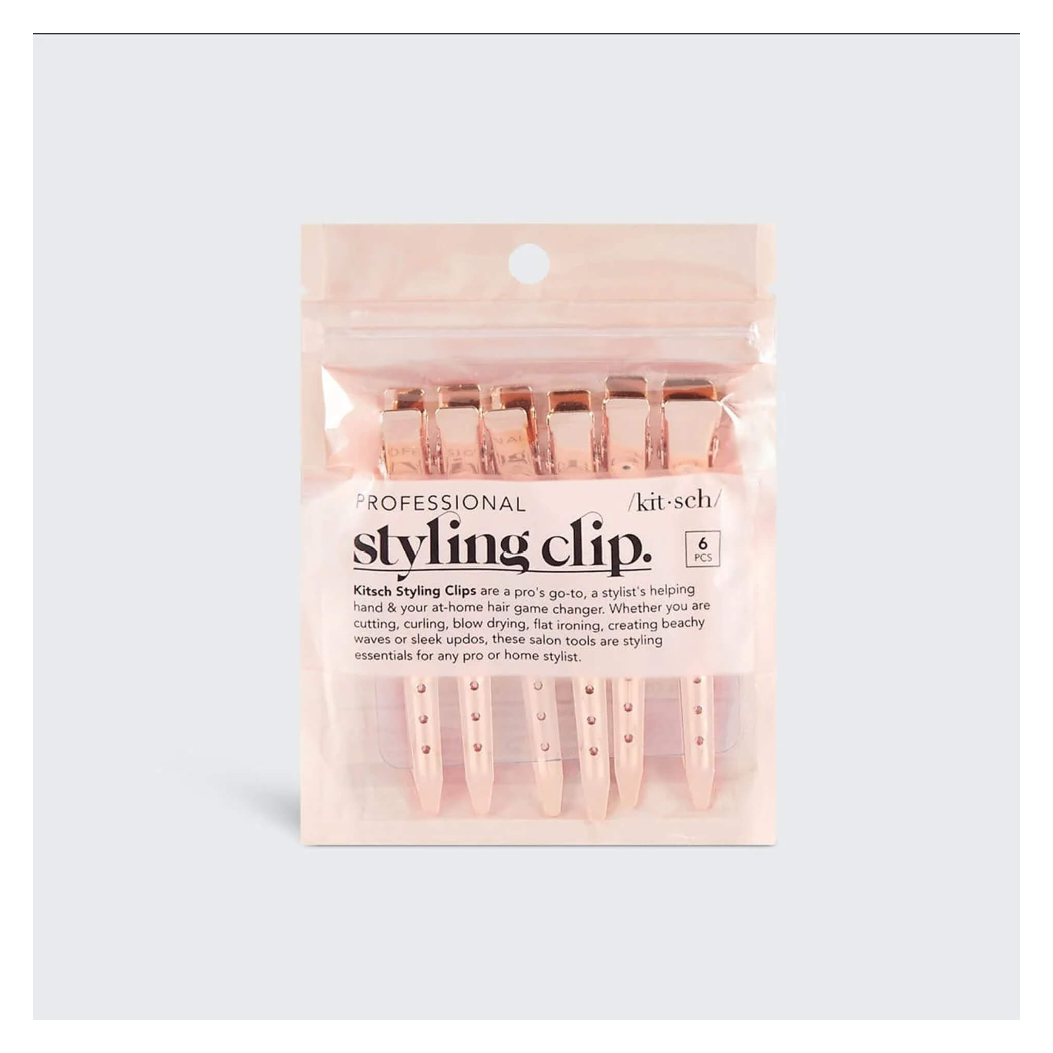 Rose Gold Hair Clips for Women - Elegant Styling Hair Accessories for Parties, Weddings & Everyday Use