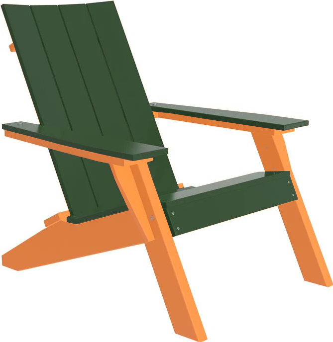 Green on Tangerine