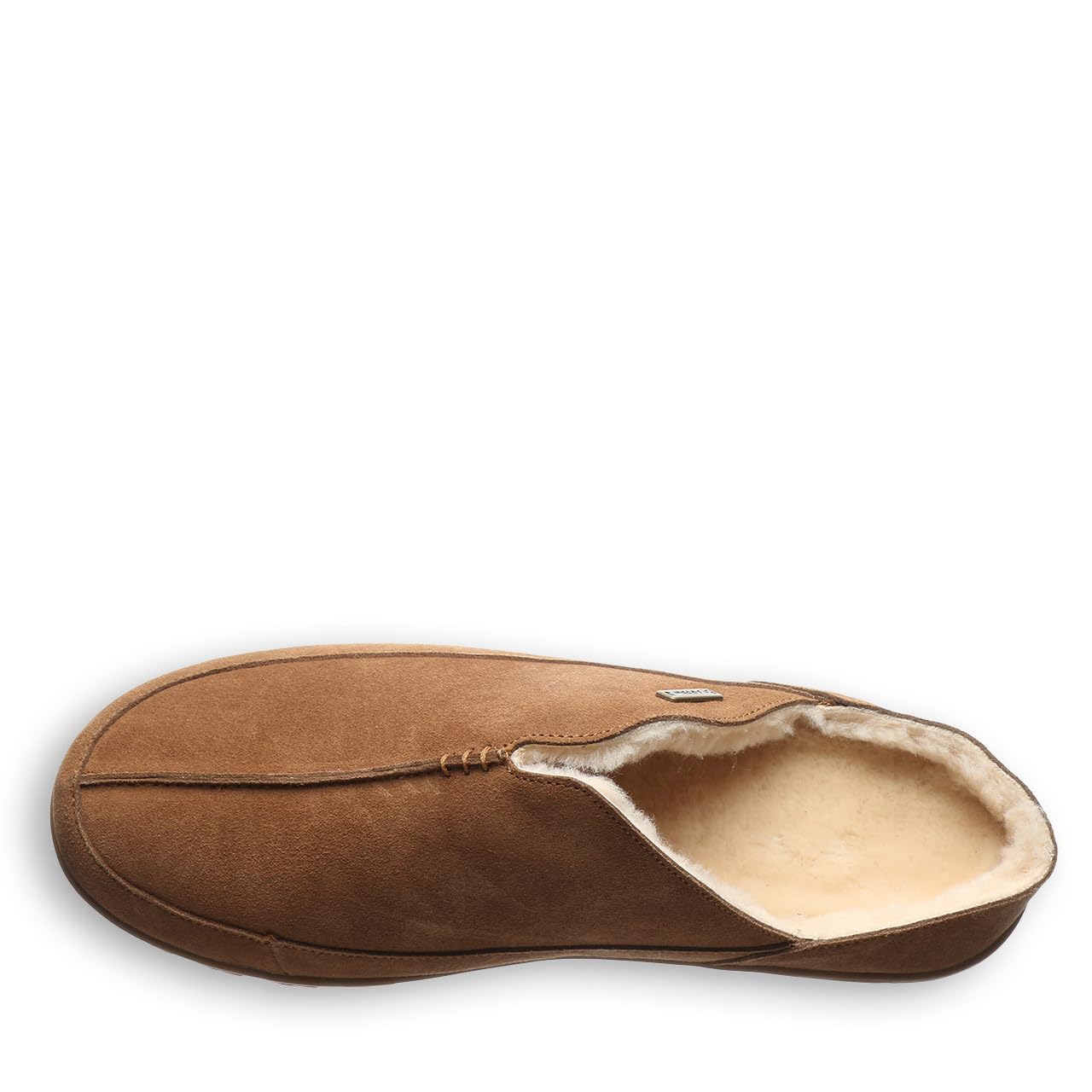 BEARPAW Men's Bruce Suede Slip-On Slippers - Comfortable Casual Shoes for Indoor & Outdoor Wear - Perfect for Lounging, Errands, and Relaxing at Home