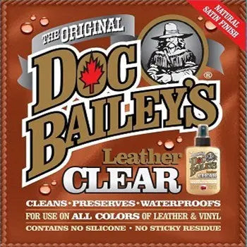 Doc Bailey's Premium Leather Cleaner & Conditioner Kit - Restores & Protects Leather Furniture, Car Seats, Bags & More