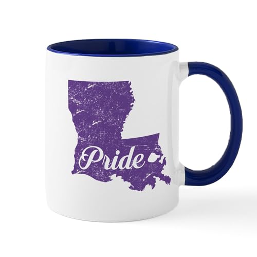 White/Navy Inside - Louisiana Pride Mug