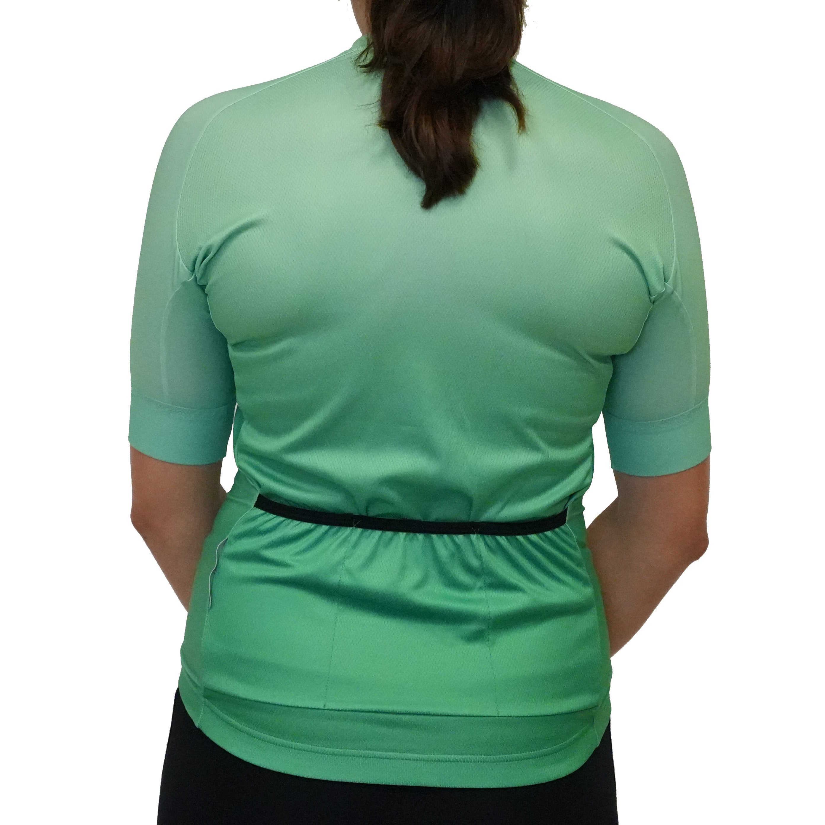 Women's Pro Aero II Cycling Jersey - Breathable Mint Fade Bike Shirt for Road & Mountain Biking | Perfect for Outdoor Sports & Training