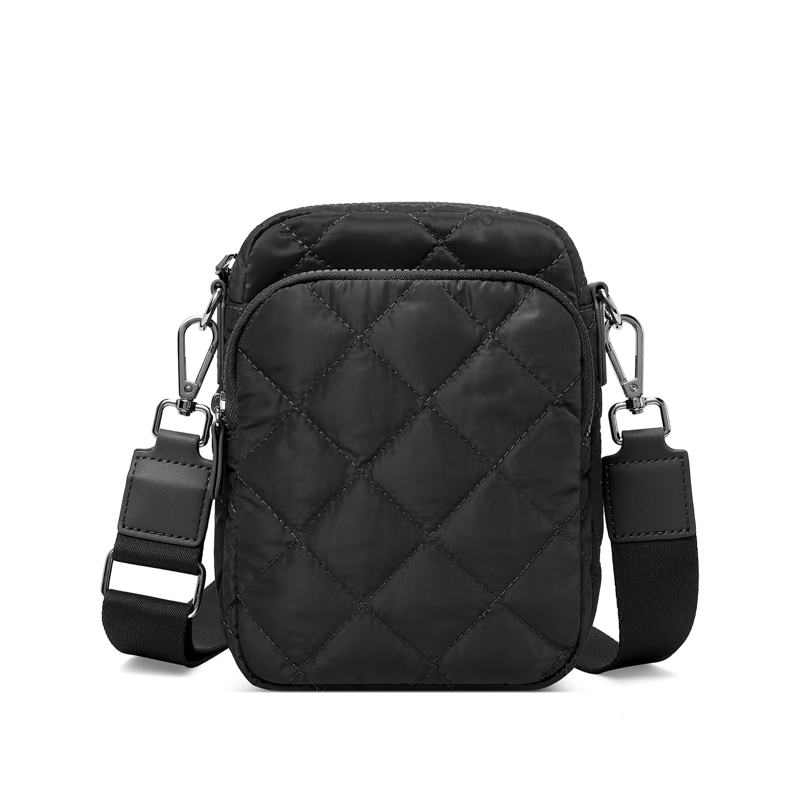 WESTBRONCO Small Quilted Crossbody Bag for Women - Waterproof Shoulder Purse with Card Slots & Phone Pocket | Perfect for Travel, Shopping & Everyday Use