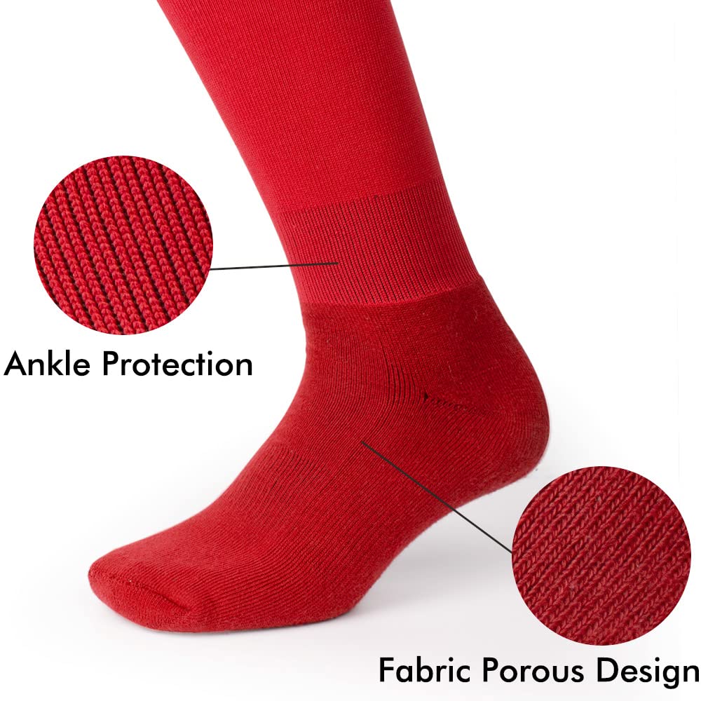 IXI Over Knee Cotton Socks - Women's Athletic Thick Bottom Long Stockings for Running, Yoga & Winter Warmth - Breathable Sports Socks for Workout & Casual Wear