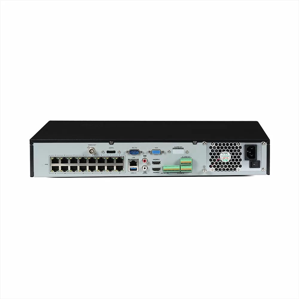 DS-7732NXI-I4/16P/S 4K Ultra HD Acusense Network Video Recorder (NVR) with 4 SATA Ports - Perfect for Home Security & Business Surveillance Systems