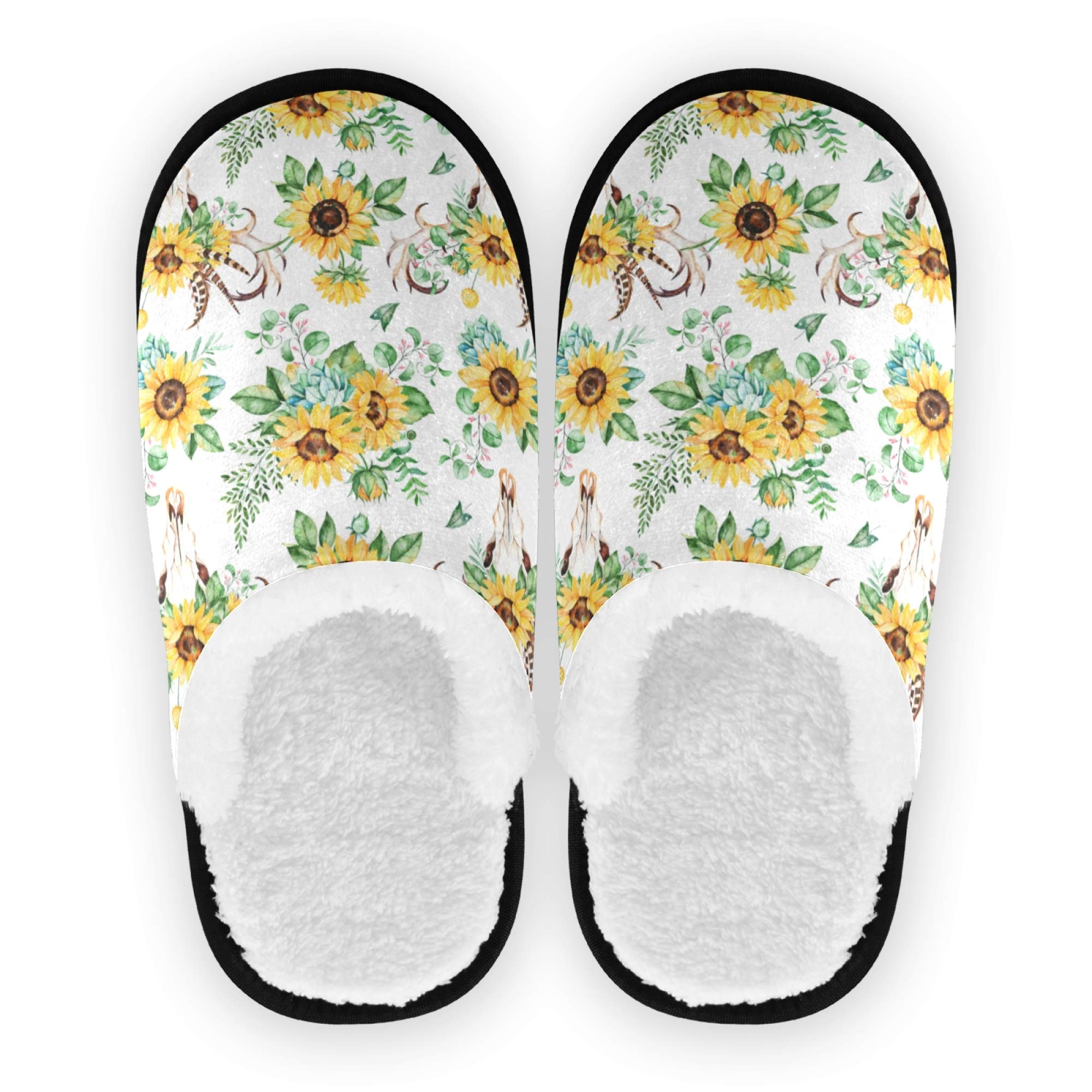 Women's & Men's Soft Fuzzy Memory Foam Slippers - Anti-Skid Sole Coral Fleece House Shoes for Indoor & Outdoor Use - Comfortable Home & Garden Footwear (Sizes M-L) - Perfect for Relaxing, Lounging & Quick Outdoor Trips