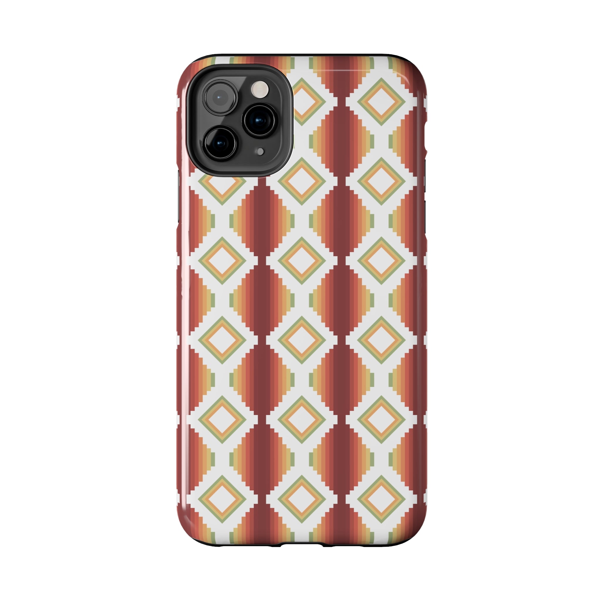 Durable Southwestern Rio Boho Hard Phone Case for iPhone & Samsung - Stylish Protection for Travel & Outdoor Adventures