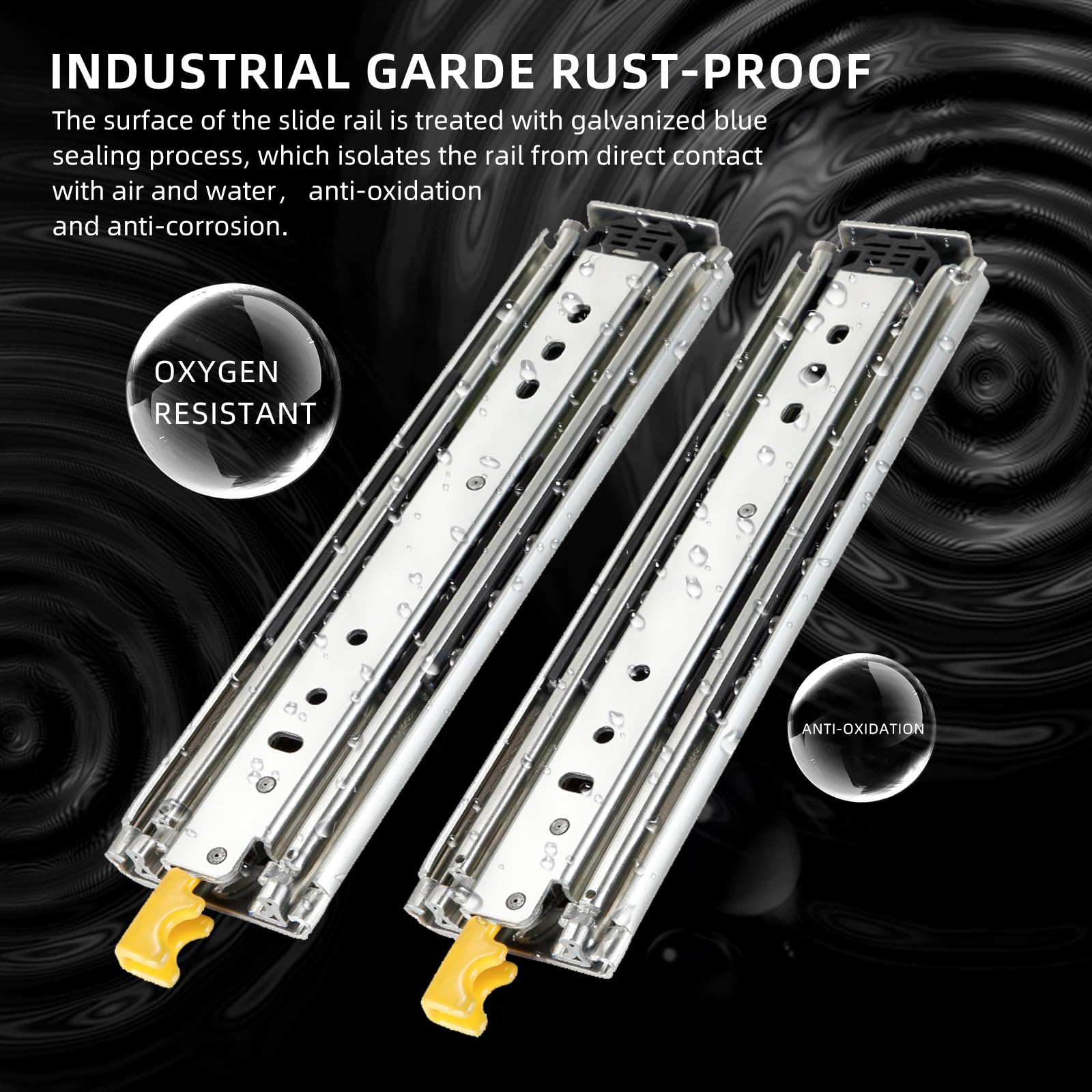 Heavy Duty Drawer Slides with Lock - 12