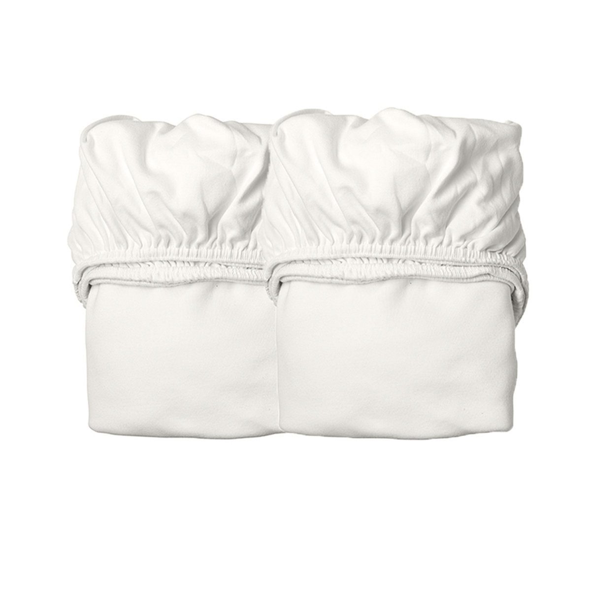 Organic Cotton Fitted Crib Sheet for Baby - 2 Pack Snow White | Soft Breathable Nursery Bedding | Perfect for Newborns, Infants & Toddlers | Safe & Hypoallergenic Baby Essentials