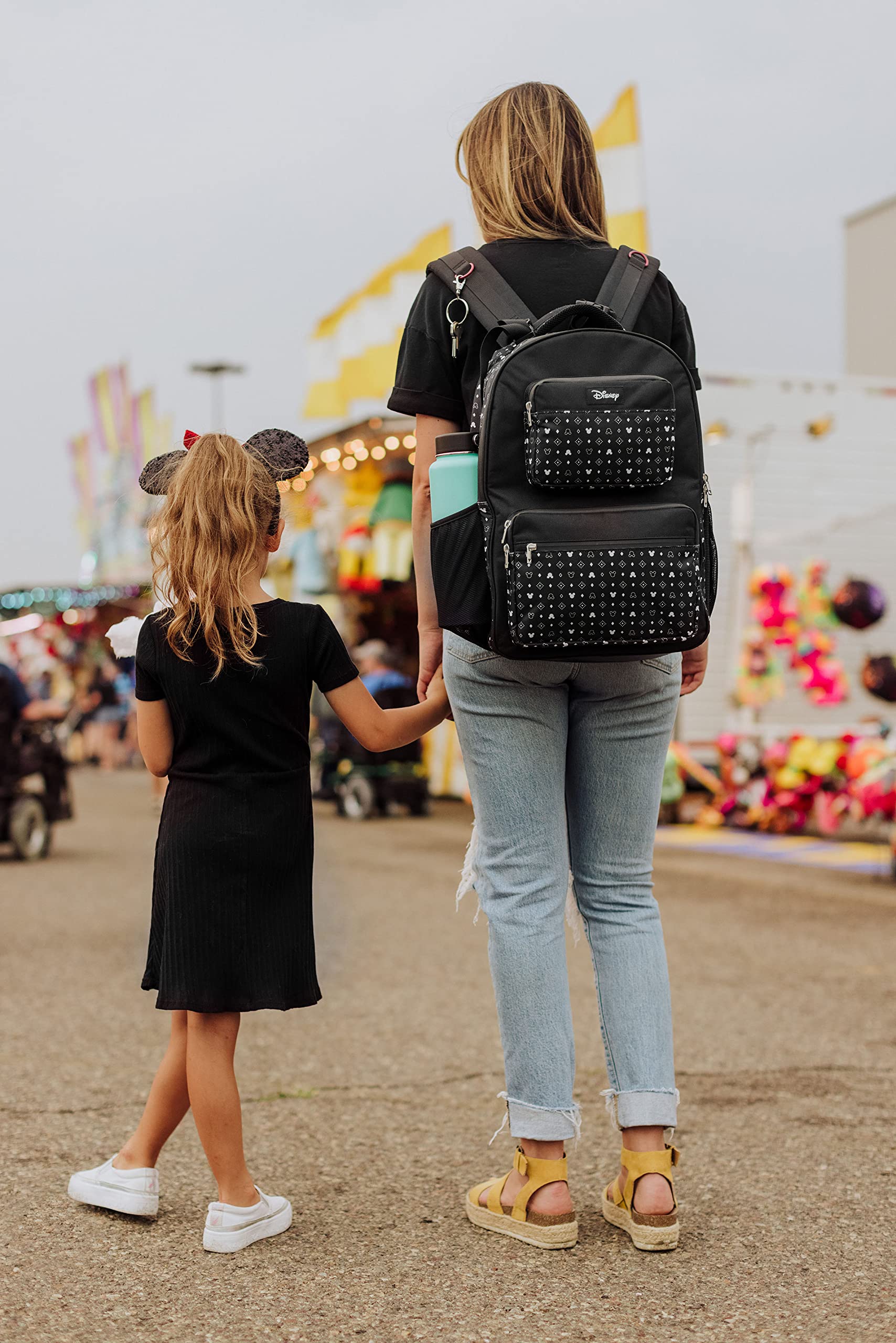 Disney Mickey Mouse Insulated Cooler Backpack for Picnic & Park Trips