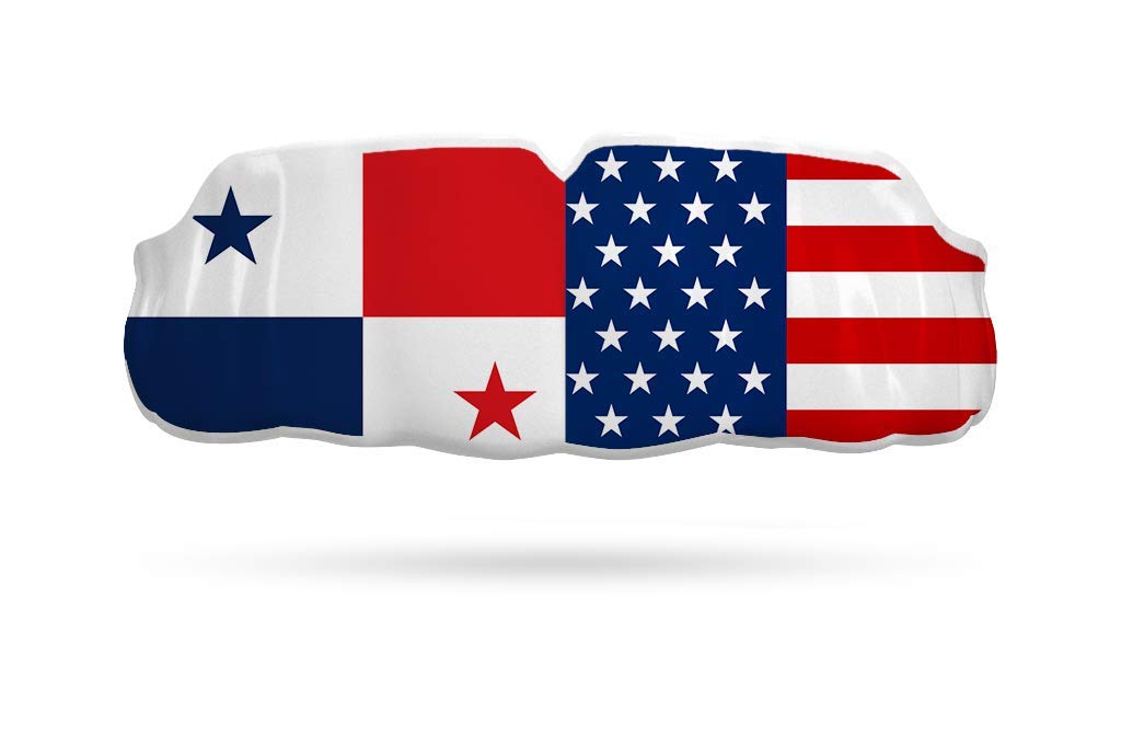 Custom Professional MMA Boxing Muay Thai Mouthguard - Impact Flag Series for Fighters & Training Protection