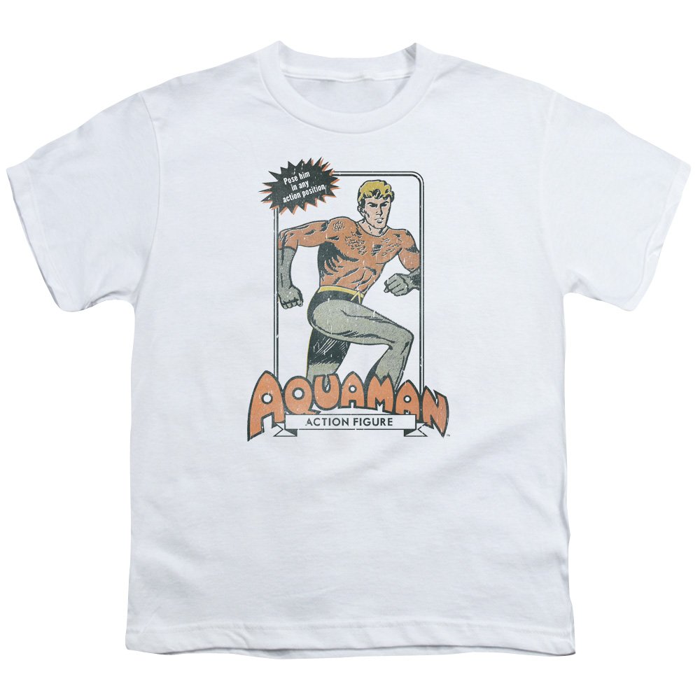 DC Comics Action Figure Graphic Tee - Unisex Youth T-Shirt for Superhero Fans | Perfect for Cosplay, Birthday Gifts & Casual Wear