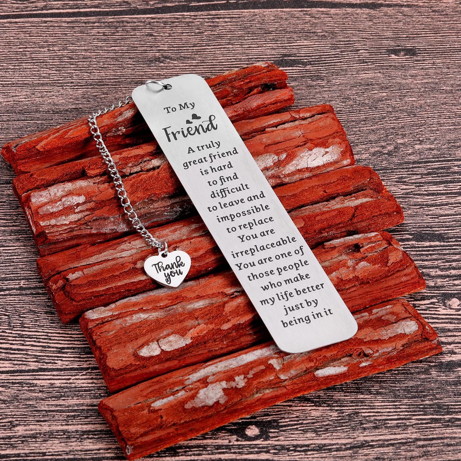 **Personalized Bookmark Gifts for Best Friends - Thoughtful Friendship Gifts for Women, Sentimental Keepsakes for Christmas Stocking Stuffers, Birthday, Graduation - Perfect Gift Ideas for Female Friends (Reading Enthusiasts, Book Lovers, Bestie Gifts)**
