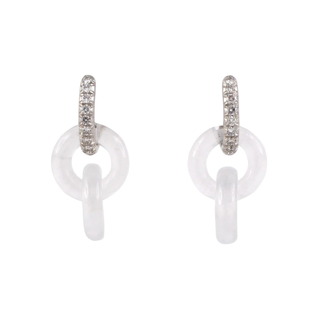 Exquisite Carvin French Diamond & Crystal Earrings for Women - Elegant Dangle Drop Earrings for Wedding, Party & Special Occasions