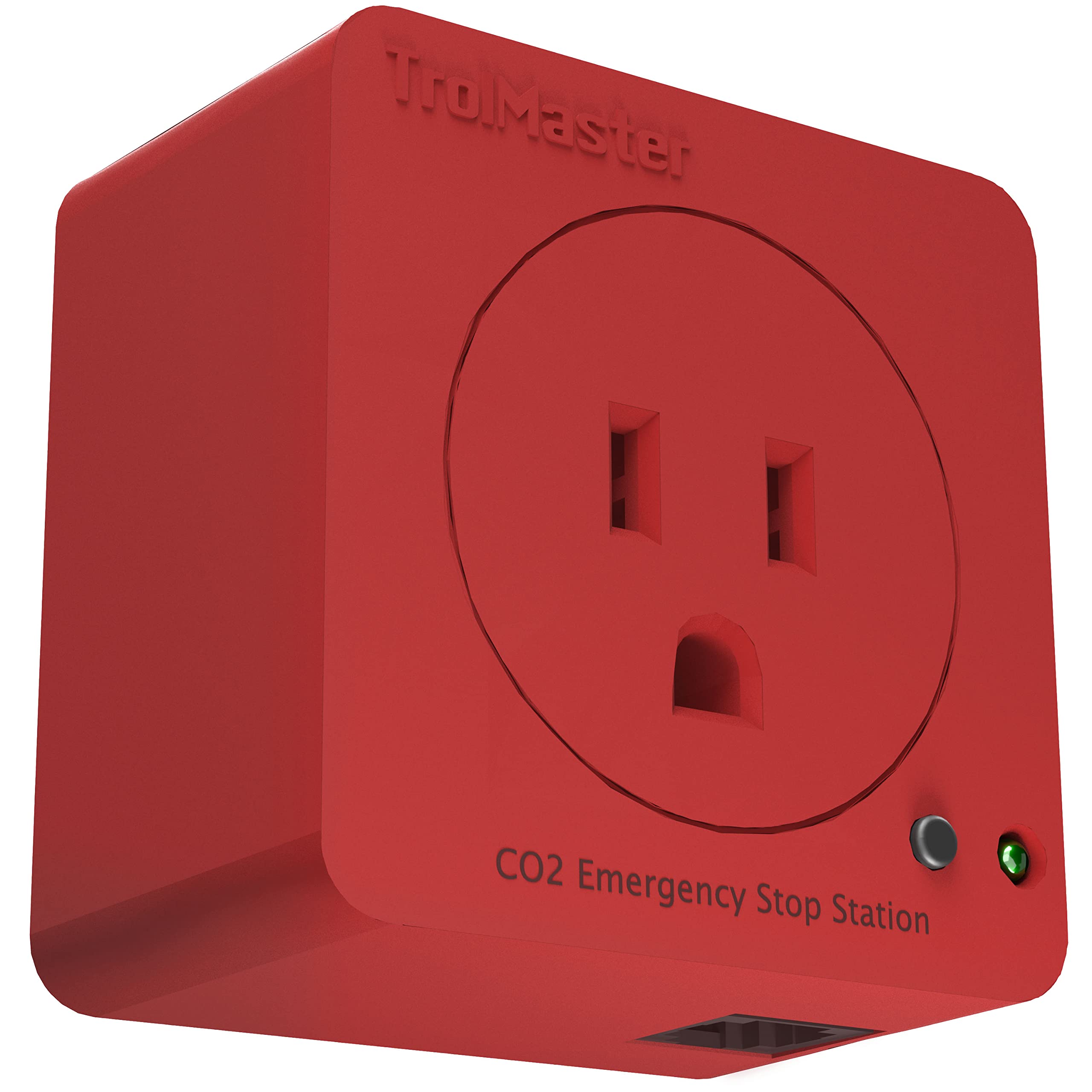 TrolMaster Carbon-X CO2 Emergency Stop Station DSE-1 - Safety Shutoff Device for Grow Rooms & Hydroponics - Perfect for Indoor Gardening & Greenhouse Safety Control