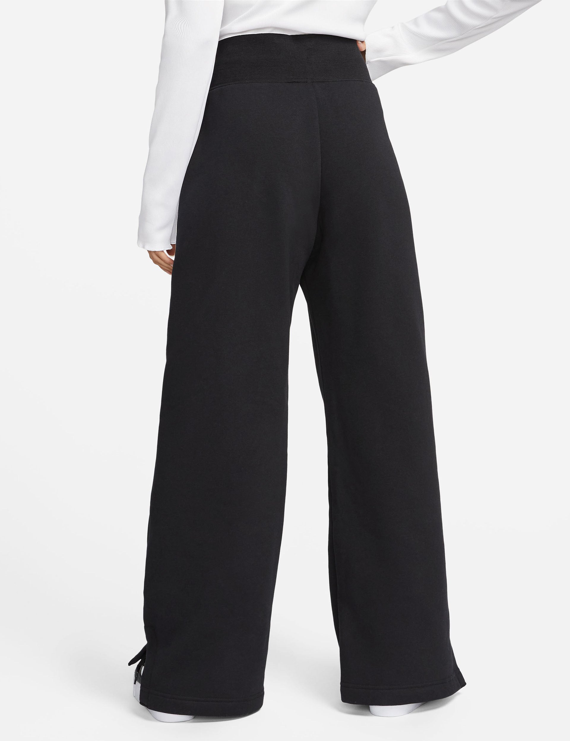 Premium Phoenix Fleece Jogger Pants for Men & Women - Soft Athletic Sweatpants for Running, Gym, Lounge - Black/White - Comfortable Workout & Casual Wear