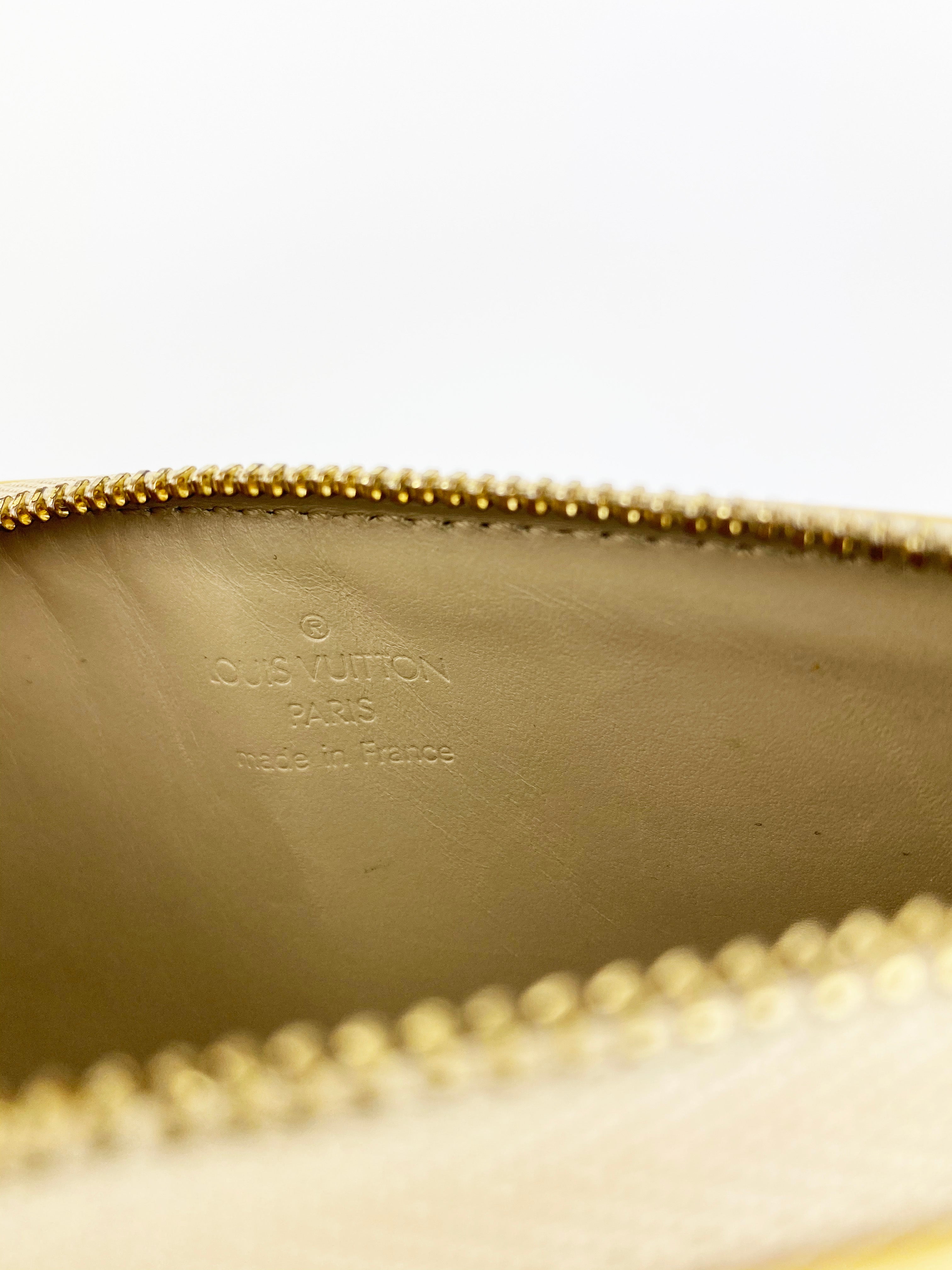 Authentic Louis Vuitton Vernis Lexington Pochette Clutch - Patent Leather Evening Bag for Women, Luxury Designer Handbag for Parties, Weddings & Special Occasions