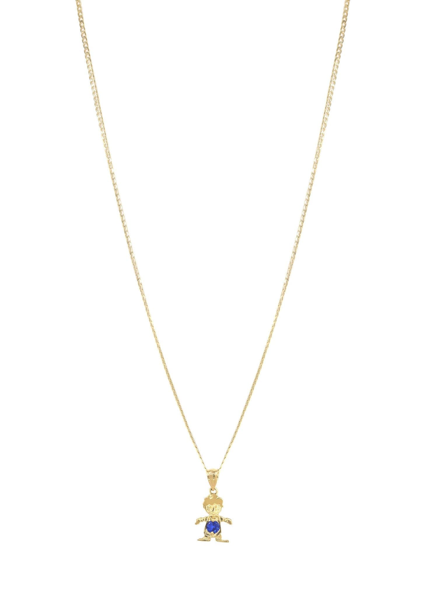 10K Yellow Gold Necklace & CZ Children's Necklace - 5.8 Grams | Elegant Kids Jewelry for Birthdays, Gifts & Special Occasions