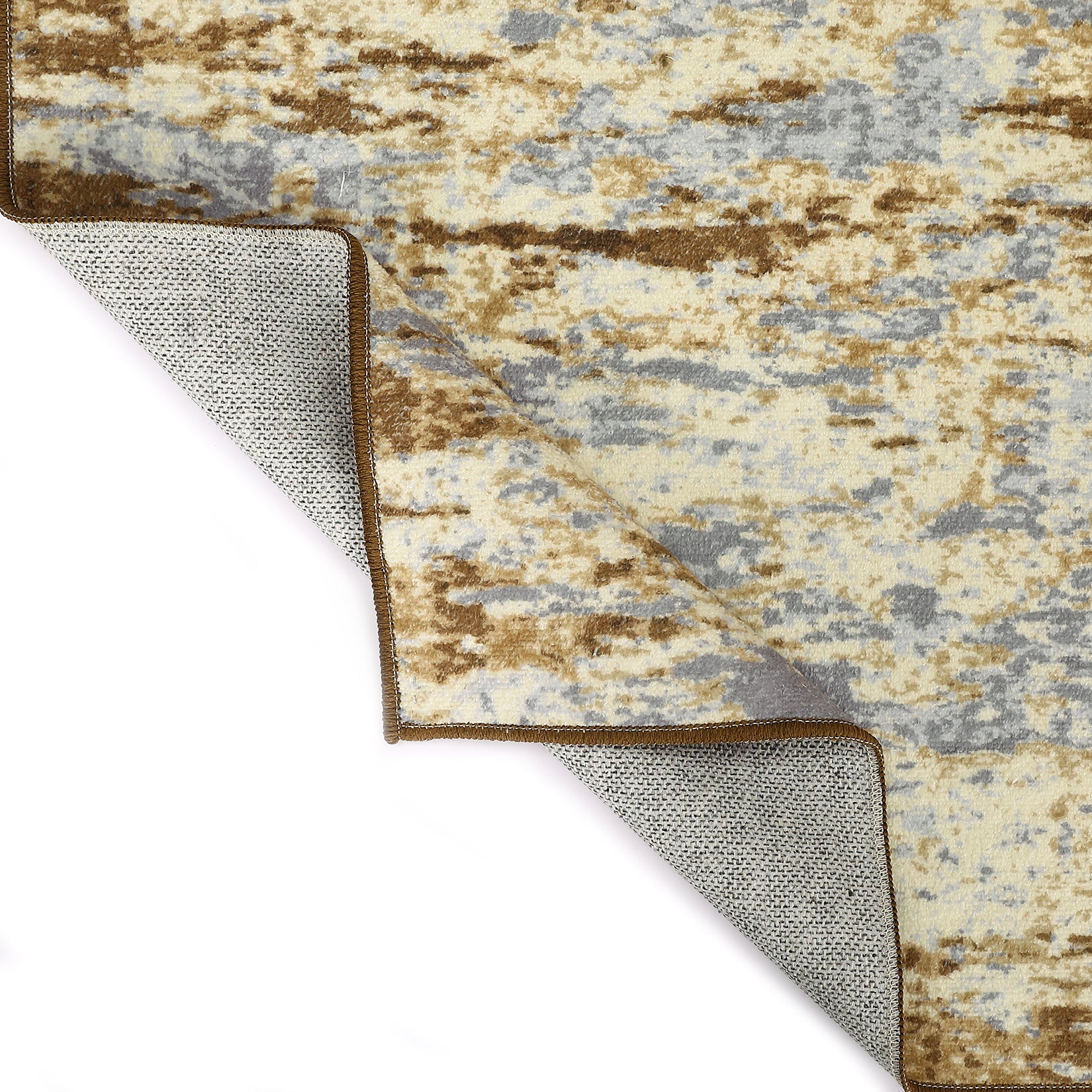GARVEE 2x6 Kitchen Runner Rug - Abstract Modern Washable Hallway Carpet for Living Room, Bedroom & Laundry | Non-Slip Contemporary Floor Mat - Perfect for High Traffic Areas & Home Decor (Khaki)