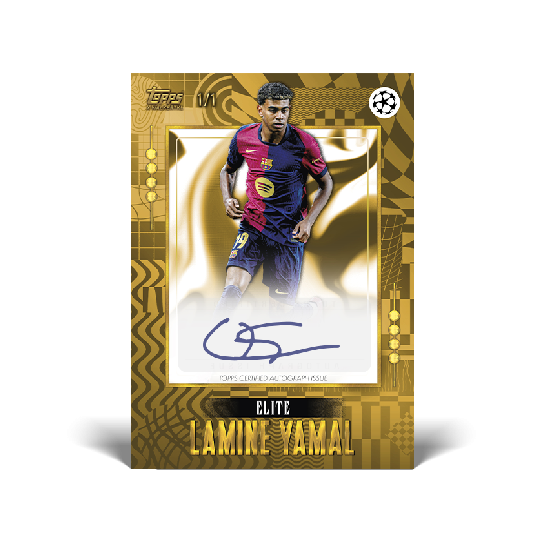 Topps UCC Gold 2024/25 Soccer Trading Cards - Premium Collectible Edition for Sports Fans & Card Collectors - Perfect for Gifts, Investments, and Game Day Excitement