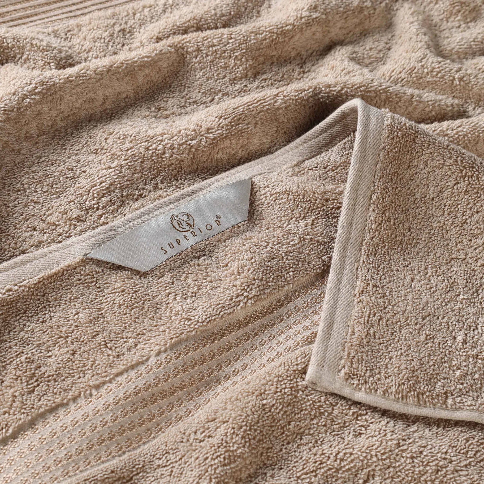 Premium Heritage Egyptian Cotton Bath Towel Set of 2 - Ultra Soft, Highly Absorbent & Quick Dry - Luxury Spa & Bathroom Essentials for Home & Hotel Use
