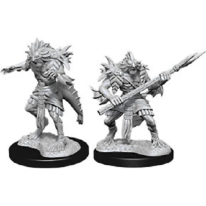 D&D Miniatures - Nolzurs Marvelous Miniatures Sahuagin Figure for Dungeons & Dragons Tabletop RPG Gaming, Painting & Collecting