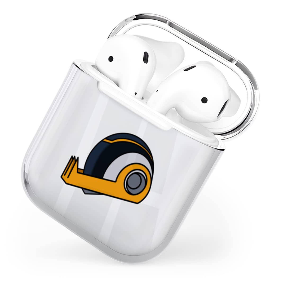 Premium Hard Case Cover Compatible with AirPods Pro/AirPods 2/1 - Shockproof Protective Shell with Wireless Charging Support - Stylish Printed Design for Apple Earbuds - Perfect for Travel, Workouts & Daily Use