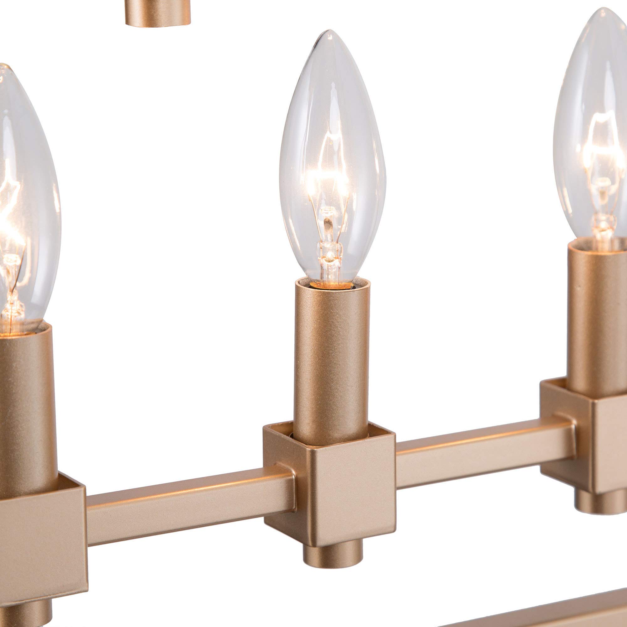 Modern 5-Light Gold Chandelier - 28