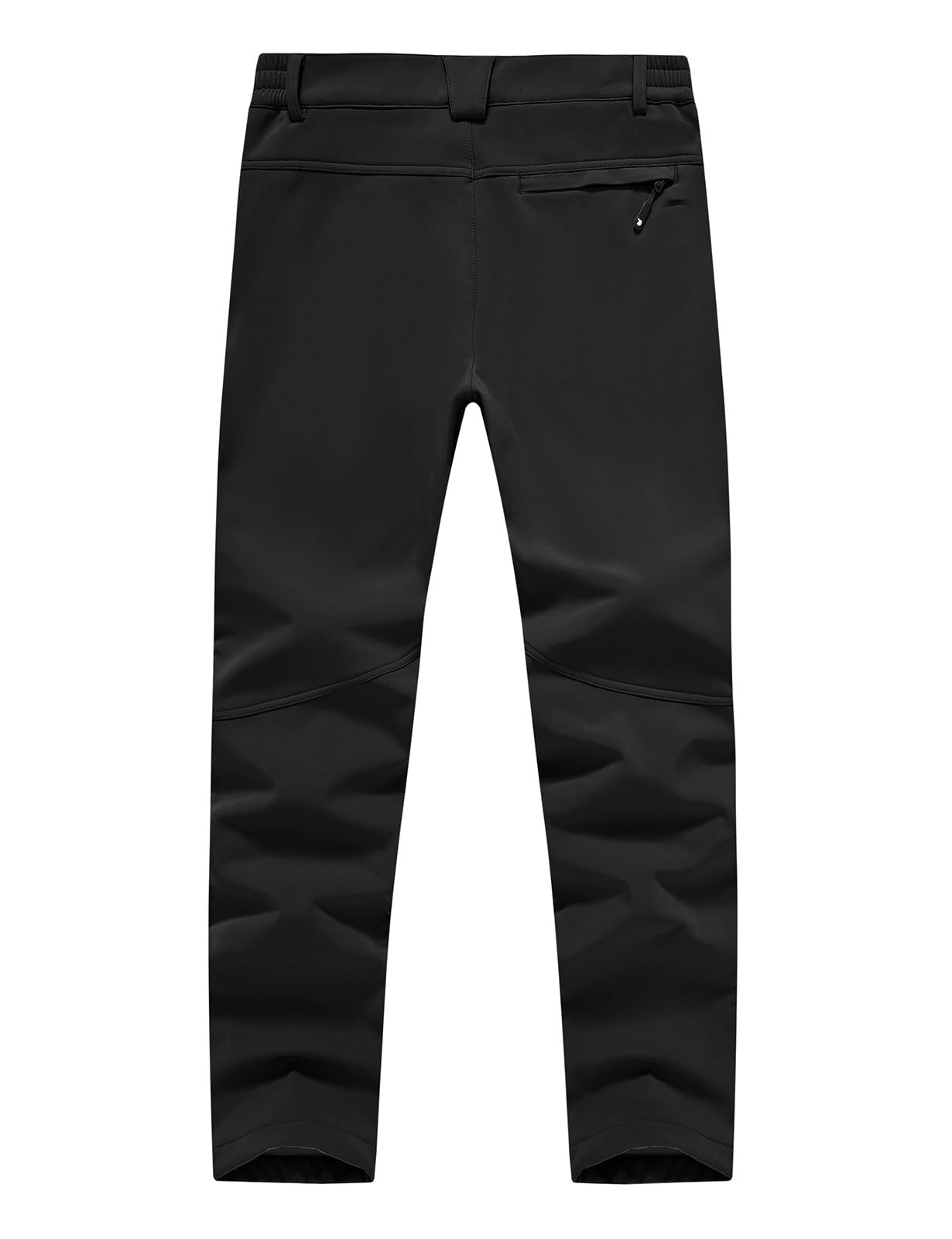 Rdruko Men's Waterproof Insulated Snow Pants - Winter Hiking, Snowboarding & Skiing Fleece-Lined Softshell Pants for Cold Weather Outdoor Activities