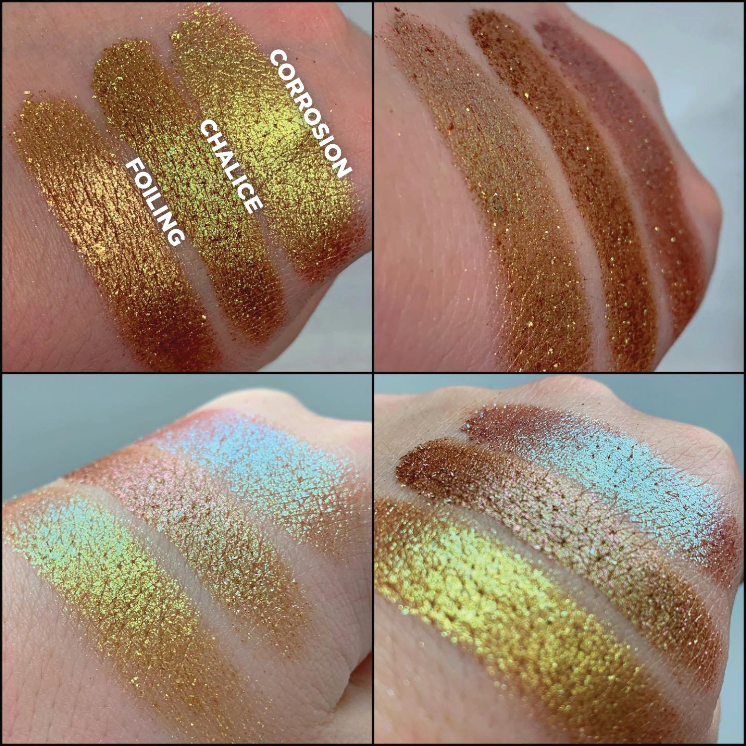 Multichrome Glitter Foil Eyeshadow - Long Lasting Shimmer & Sparkle Makeup for Party, Festival & Special Occasions