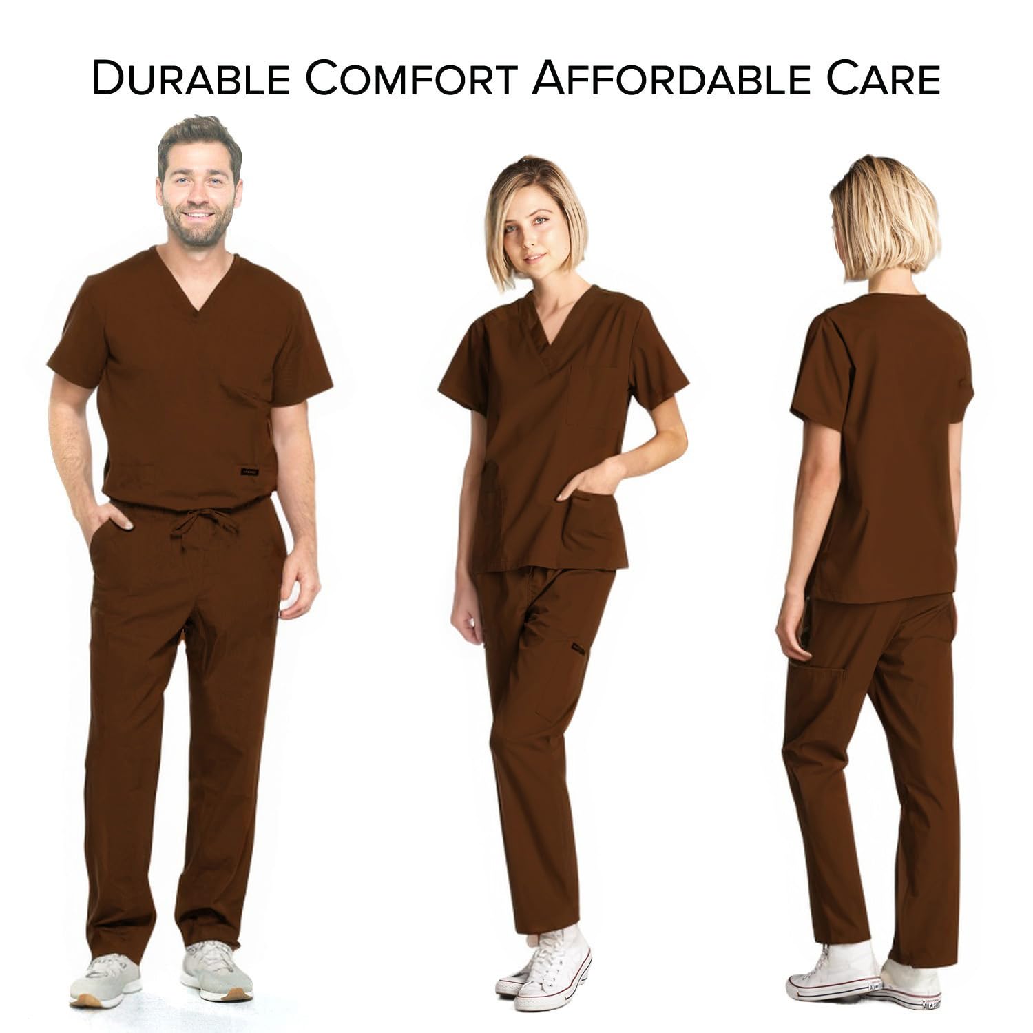 Dagacci Medical Scrubs for Women & Men - Comfortable & Durable Scrubs Tops & Shirts for Nurses, Doctors & Healthcare Professionals - Perfect for Hospitals, Clinics & Medical Workplaces