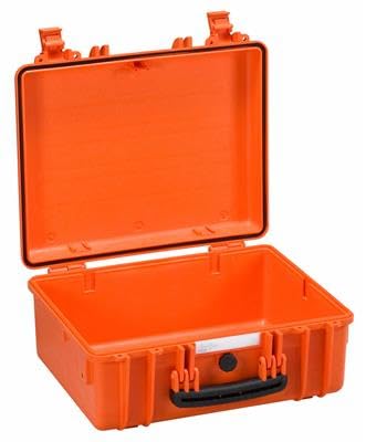 Waterproof Explorer Cases - Durable Multi-Purpose Storage Container for Camping, Hiking & Outdoor Adventures (Orange, One Size)