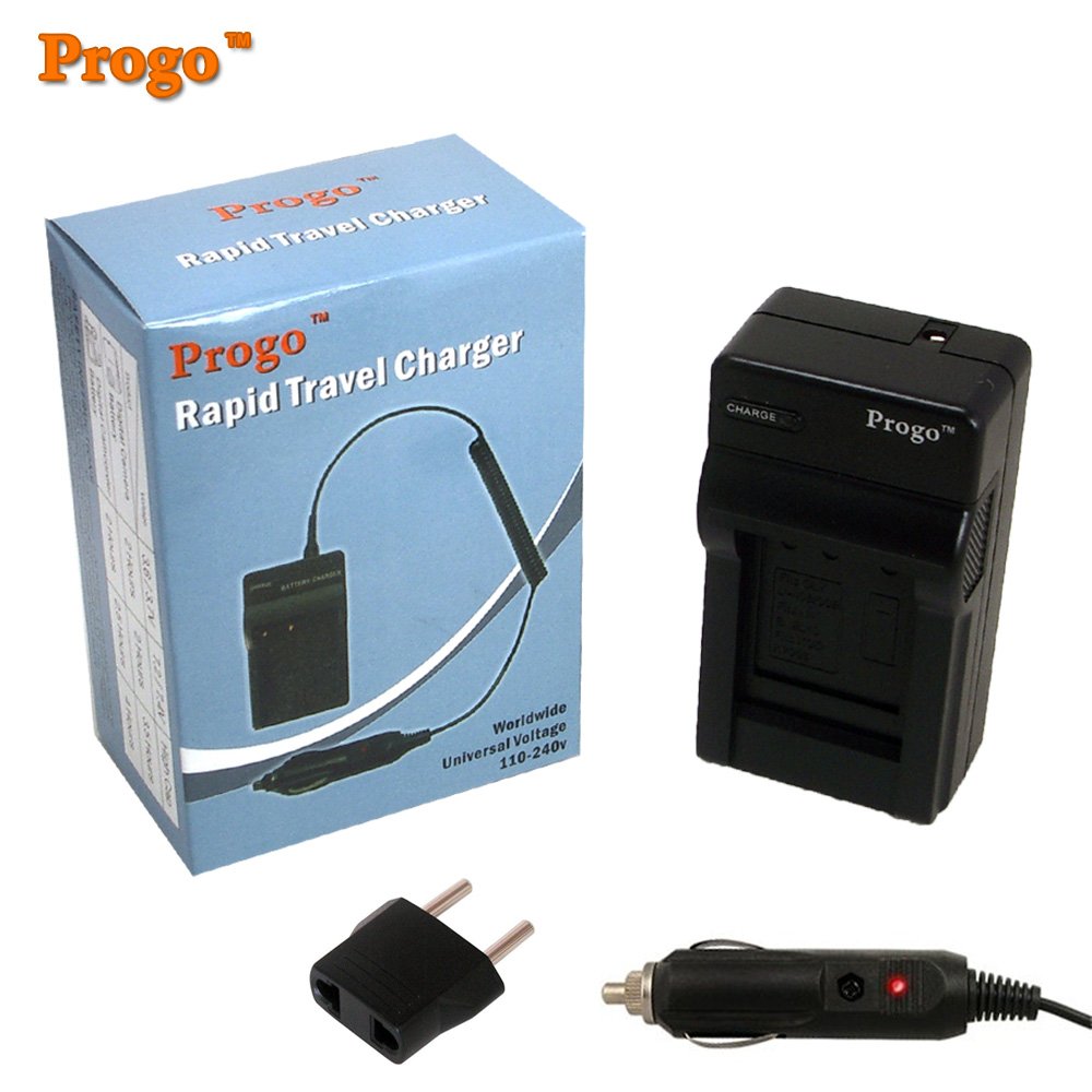 EN-EL3e Digital Camera Battery Charger with Fold-in Wall Plug & Car/EU Adapters - Compatible with Nikon D90, D700, D300, D80, D70, D50, D200, D300s, D100, D70s - Perfect for Travel, Photography & Outdoor Shooting