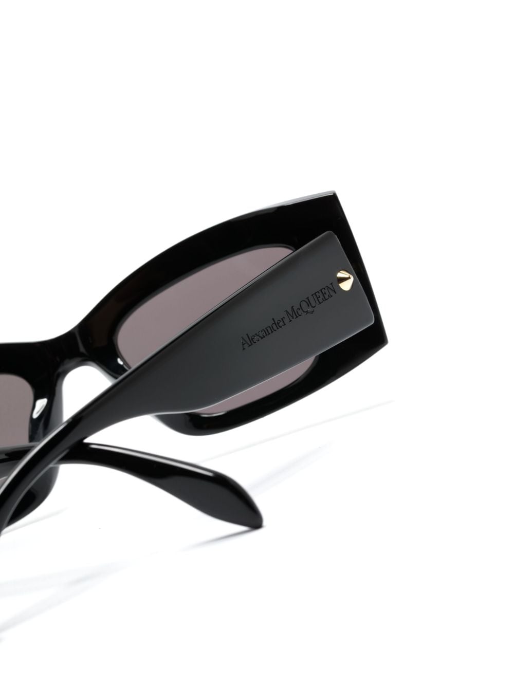 Alexander McQueen Black Sunglasses for Women & Men - Luxury Designer Shades for Fashion, Travel & Outdoor Activities