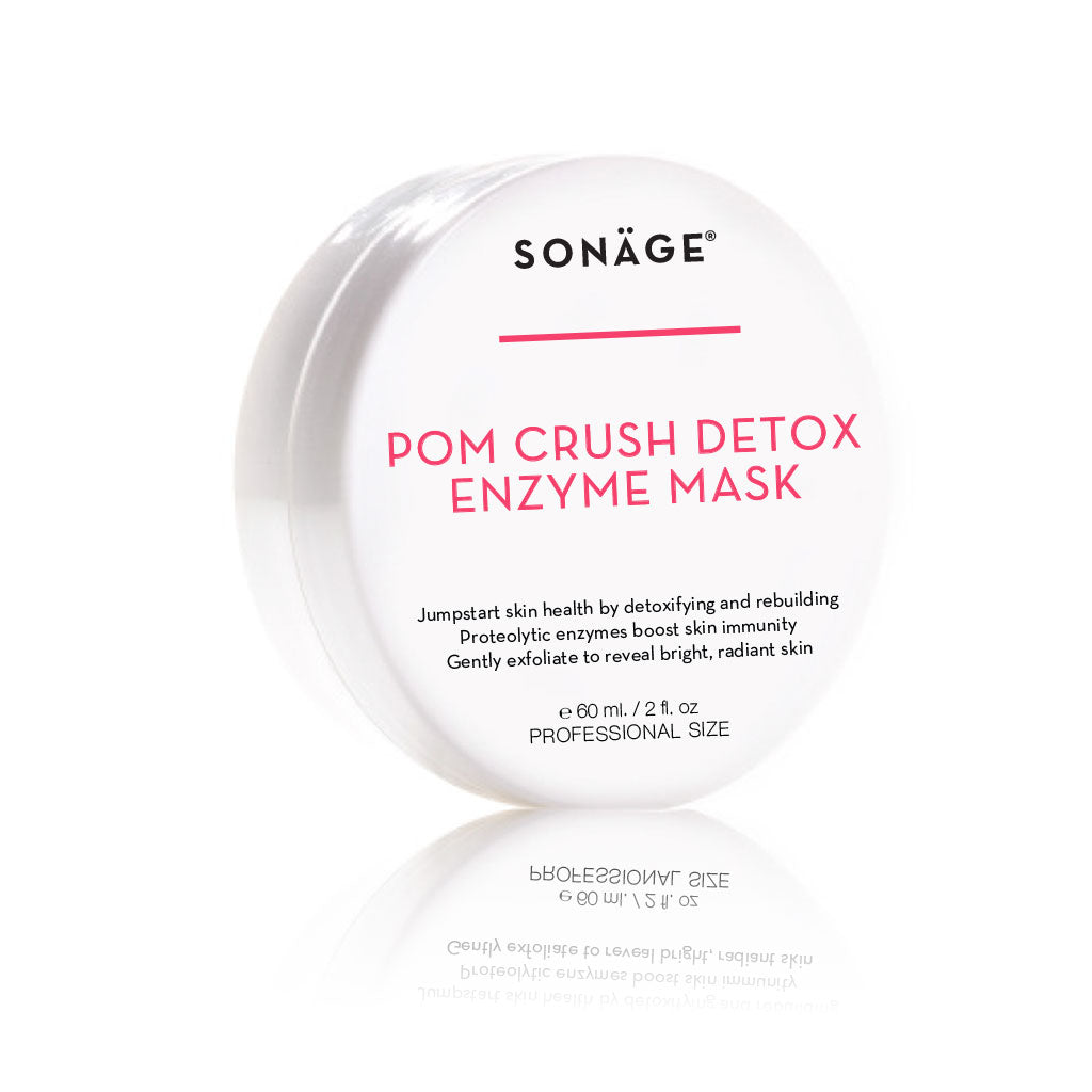 Pom Crush Detox Enzyme Mask - Wholesale Bulk - Brightening & Exfoliating Face Mask for Glowing Skin - Perfect for Spa, Salon & At-Home Skincare Routine