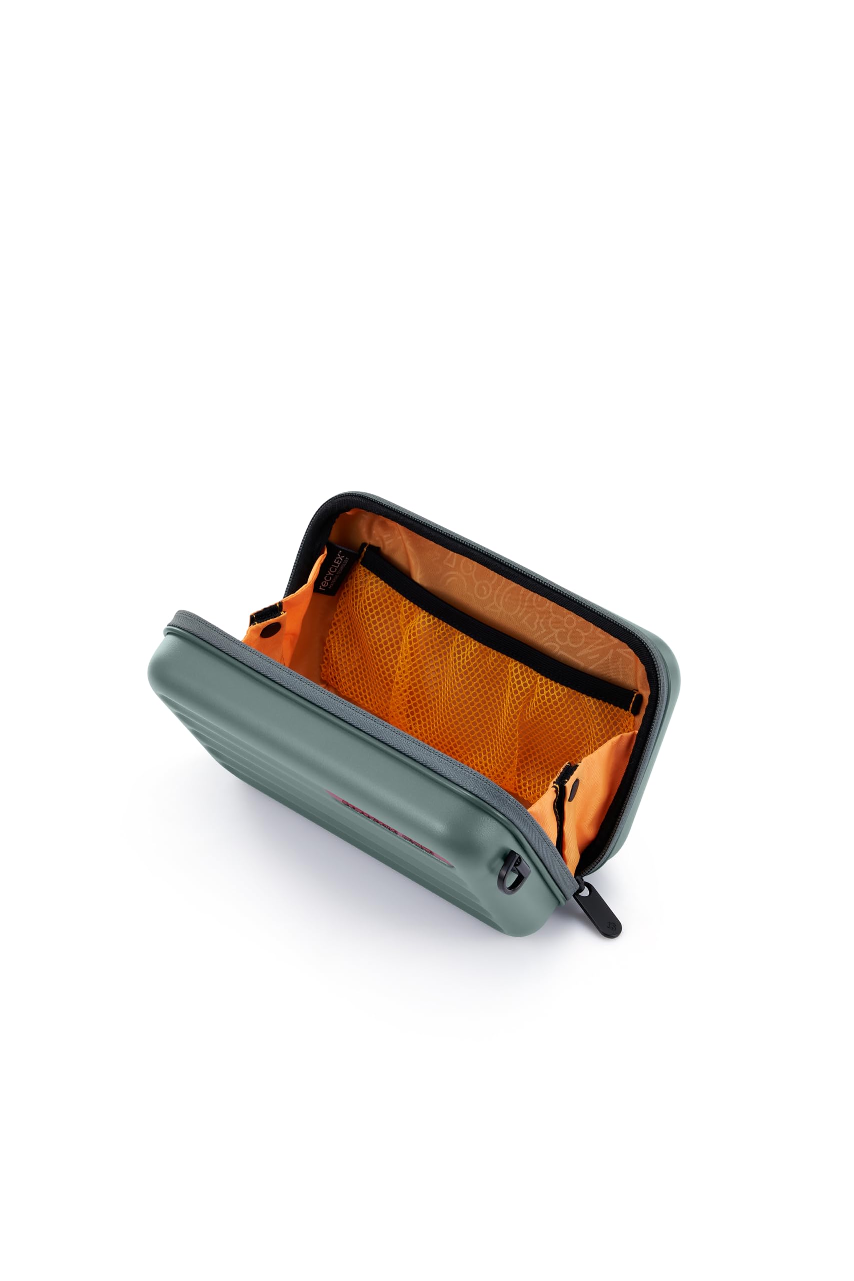 Samsonite Red TOIIS C 23.5 Cms Slate Green Polycarbonate Premium Crossbody Bag for Women | 2.2L Travel Clutch Purse | Perfect for Airplane, Business Trips & Daily Commute