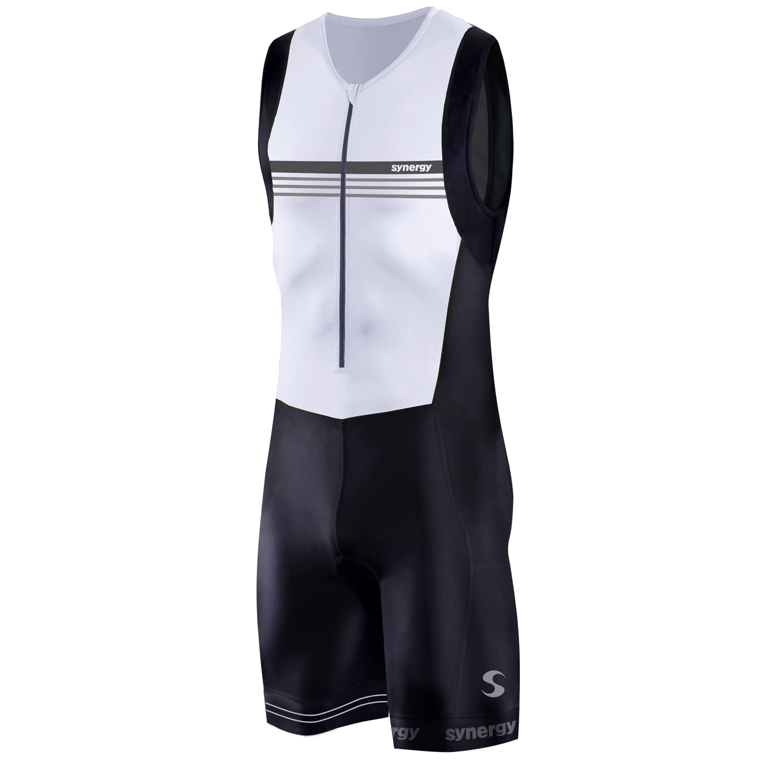 Synergy Men's Triathlon Trisuit - Lightweight, Quick-Dry & Breathable for Swimming, Cycling & Running | Perfect for Triathletes & Endurance Athletes
