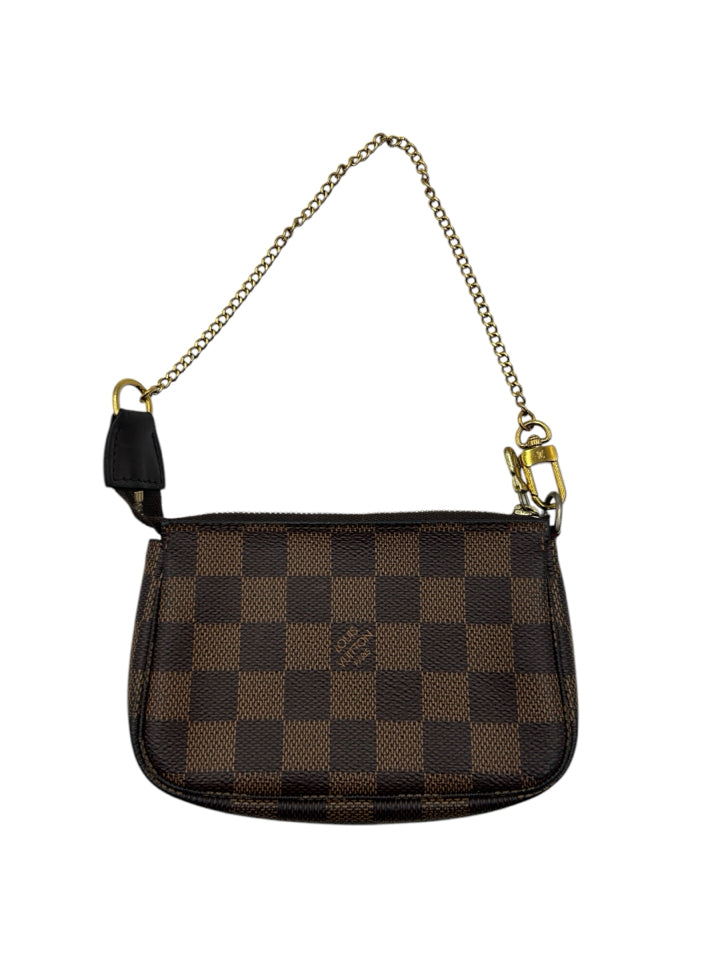 Authentic Louis Vuitton Mini Pochette Accessories Bag - Luxury Crossbody Clutch for Women, Perfect for Parties, Travel & Everyday Use